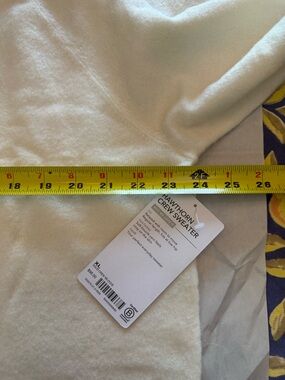 NWT Athleta Hawthorn Crew Sweater in Soft Cream XL